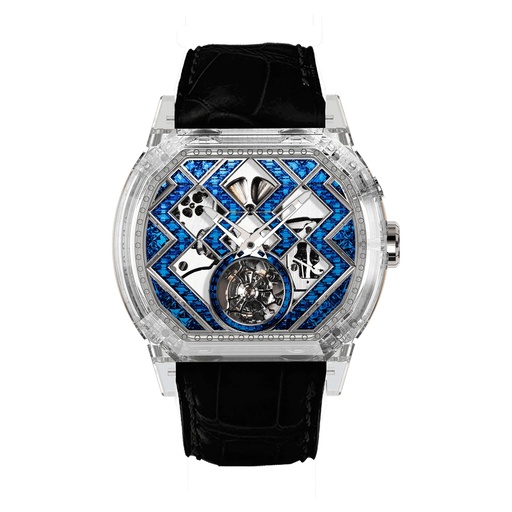 [WASC3642-5050T] Reflect Streamer Blue Sapphire Sapphire Watch