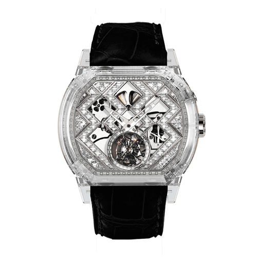 [WASC3642-0010T] Reflect Streamer Diamond Sapphire Watch