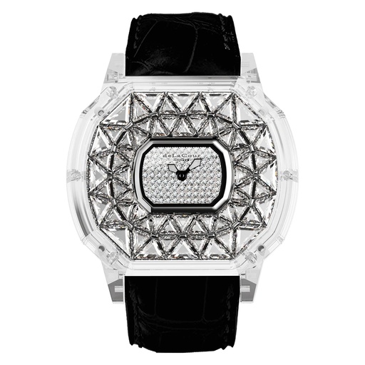 [WASC3762-1010] Reflect Tetra White Diamond Sapphire Watch