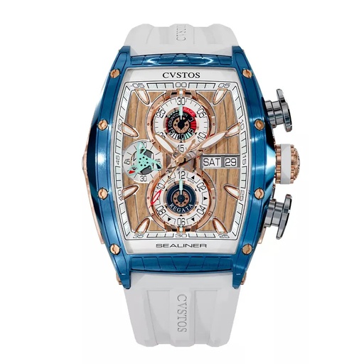 [C01107.4105002] Sealiner Chronograph SkyBlue Steel/5N - 41mm