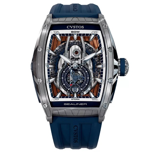 [C00103.4506001] Sealiner PS Steel/Navy Blue - 45mm