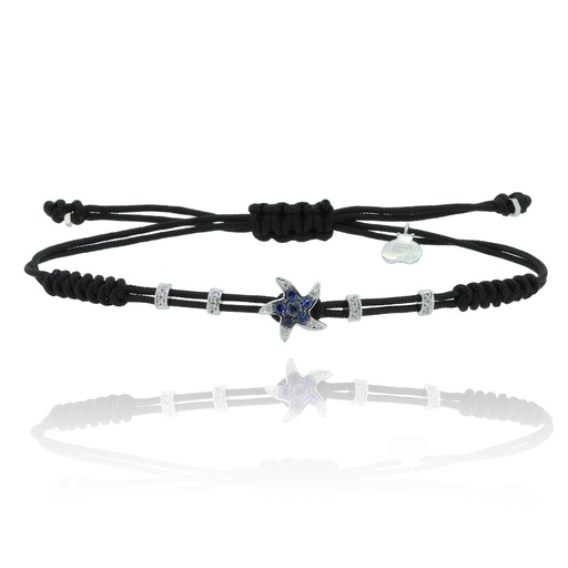 [B167ZB#537] Star Bracelet Blue Sapphire