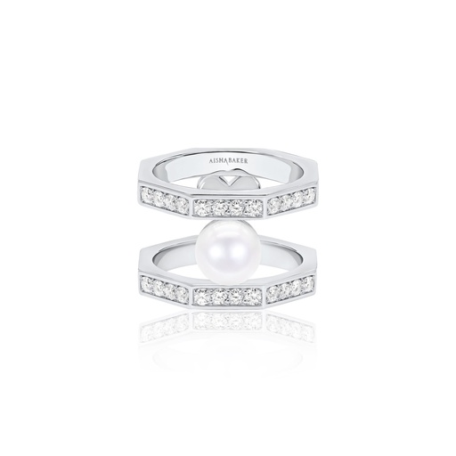 [OC047] Mermaid White Gold Ring