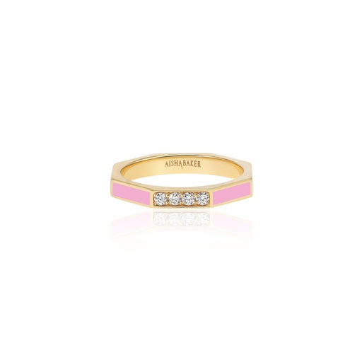 [OC005] Fingers Crossed Pink Ring