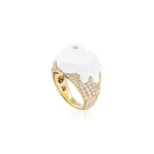 [SL004] Sweet Love Diamond White Pinky Ring