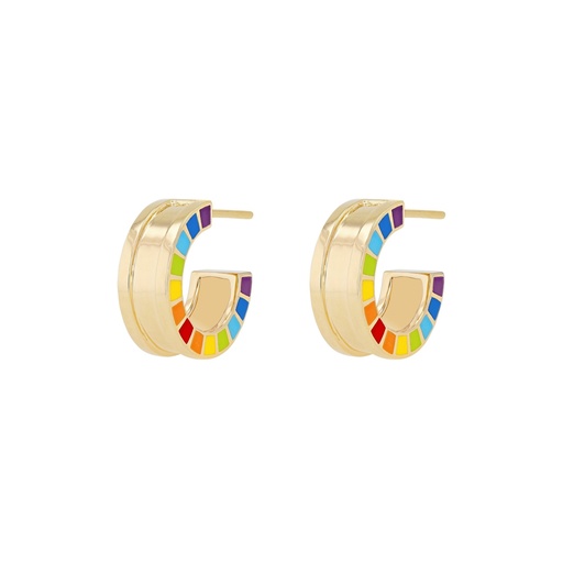 [ME006] Me Yellow Gold Earrings