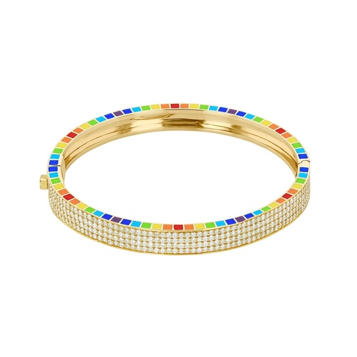 [ME007] Me Yellow Gold Full Diamond Bracelet