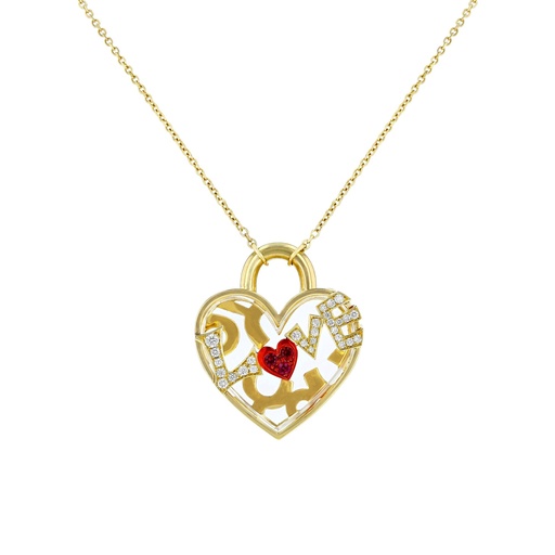 [H009] Love Locket Necklace Necklaces