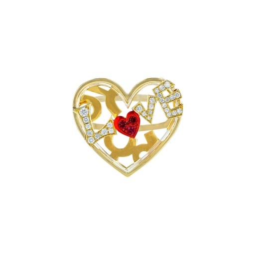 [H013] Love Locket Ring