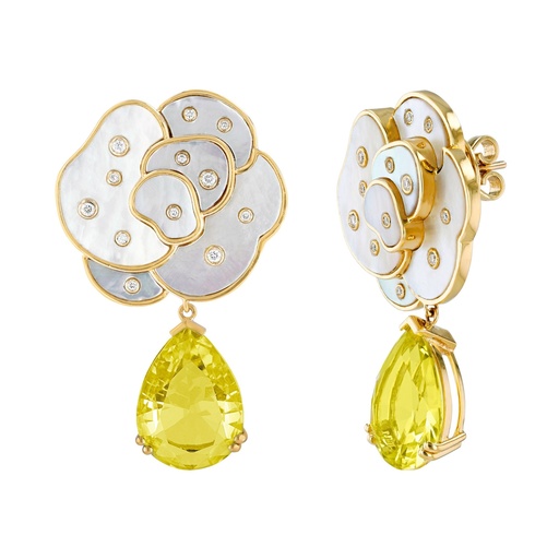 [H002] Wild Rose Earrings