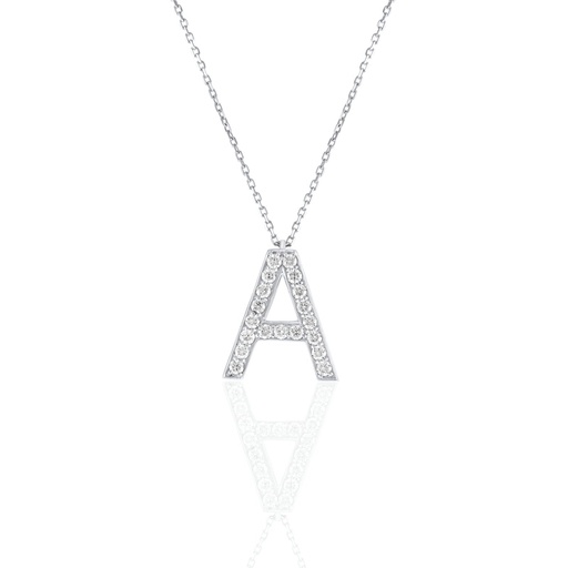 [IN001] Initials Necklace - A