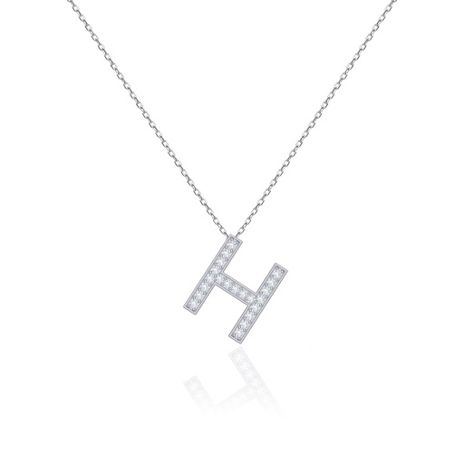 [IN008] Initials Necklace - H