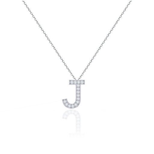[IN010] Initials Necklace - J