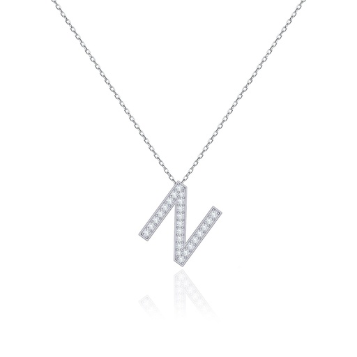 [IN014] Initials Necklace - N