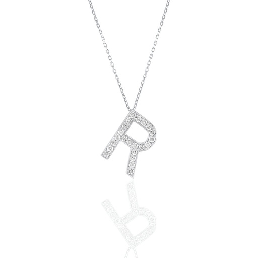[IN018] Initials Necklace - R