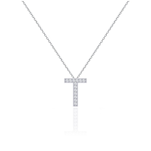 [IN020] Initials Necklace - T