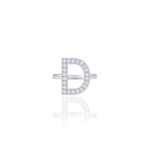 [IR004] Initials Ring - D