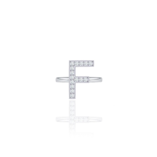 [IR006] Initials Ring - F