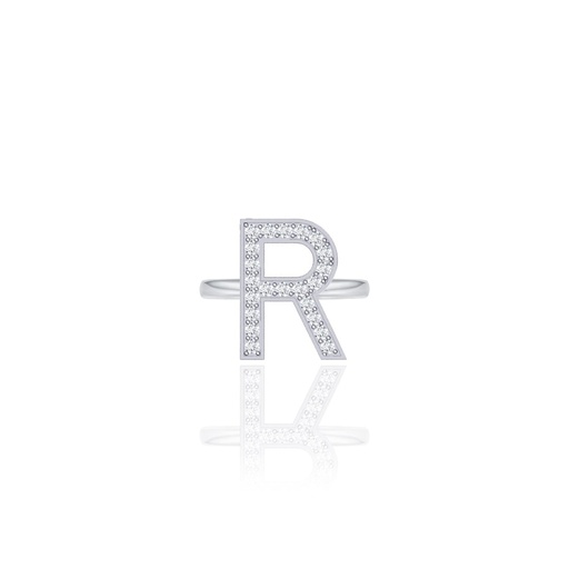 [IR018] Initials Ring - R