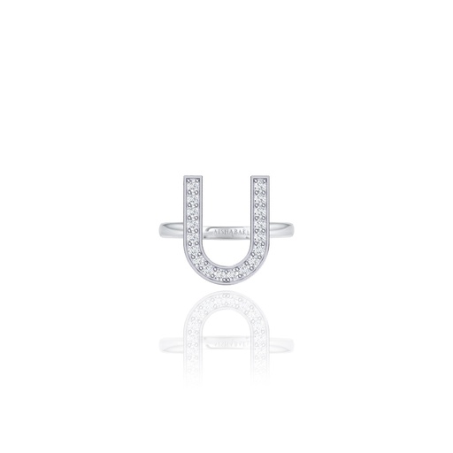 [IR021] Initials Ring - U