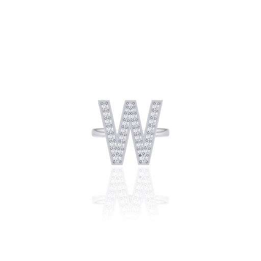 [IR023] Initials Ring - W