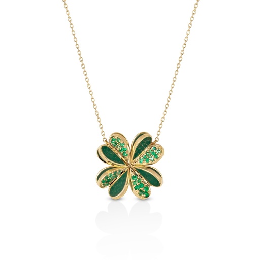 [MM014] Lucky You Emerald Necklace