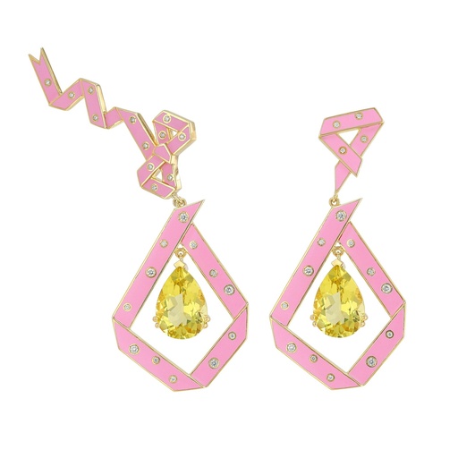 [PR006] The Cadeau Pink Earrings