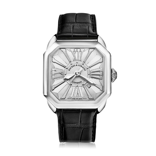 [BY40MA.ST.WWR] Berkeley Stainless Steel Watch White Dial With White Roman Markers