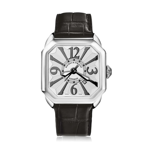 [BY40MA.ST.WBA] Berkeley Stainless Steel Watch White Dial With Black Arabic Markers