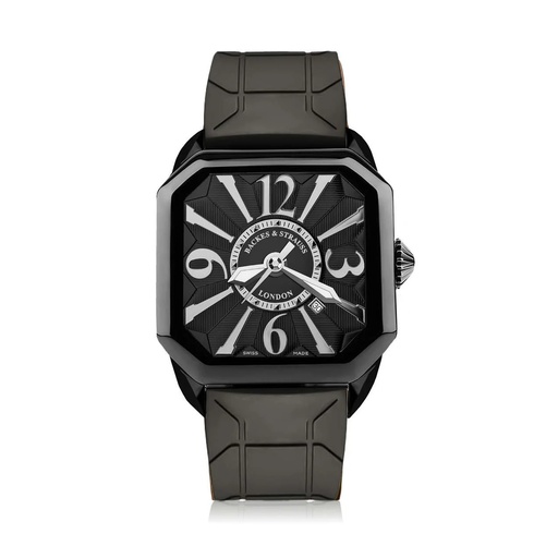 [BY40MABK.STEEL.BWA.BB] Berkeley Black Steel Watch Black Dial With White Arabic Markers
