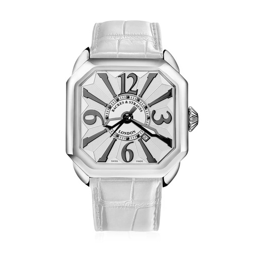 [BY43MA.ST.WBA] Berkeley Stainless Steel Watch White Dial With Black Arabic Markers