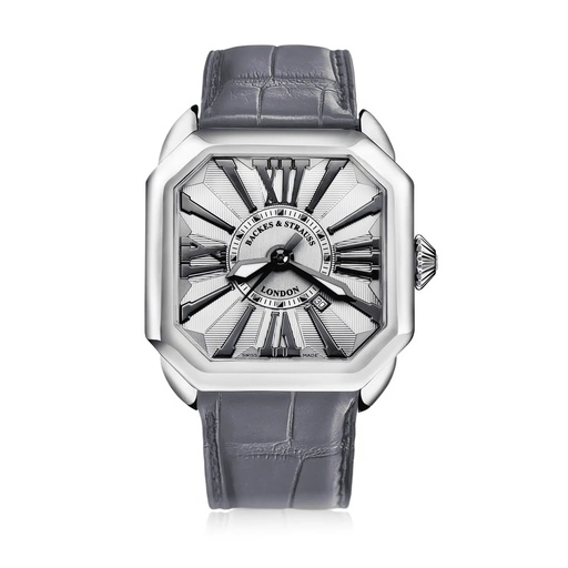 [BY43MA.ST.WBR] Berkeley Stainless Steel Watch White Dial With Black Roman Markers