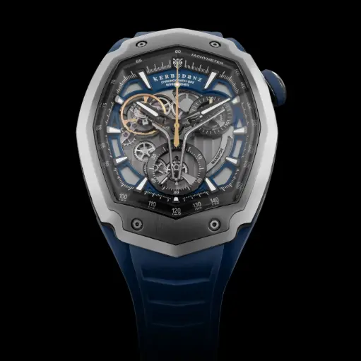 Maxspor GR8 Anthracite DLC Titanium Moonlight Blue Dial