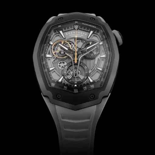 Maxspor GR8 Black DLC Titanium Glacier Grey Dial