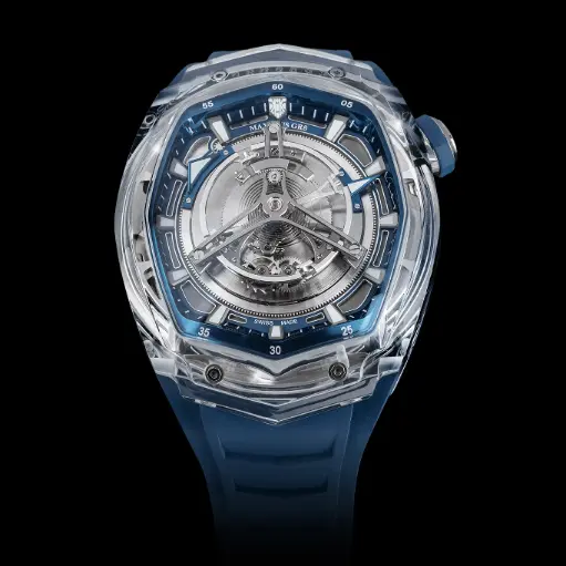 Maximus GR8 Tourbillon Incolor Sapphire Royal Blue Dial