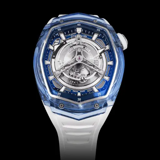 Maximus GR8 Tourbillon Blue Sapphire Royal Blue Dial