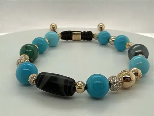 [D252962] Shamballa Jewels Multi Size Bracelet