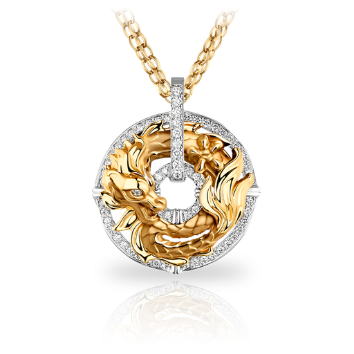 [0115.3#7177] Pendant New Shanghai Medium Pave