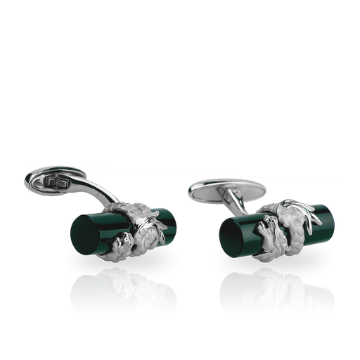 [10424 020708#7202] Cufflinks Circulos De Fuego
