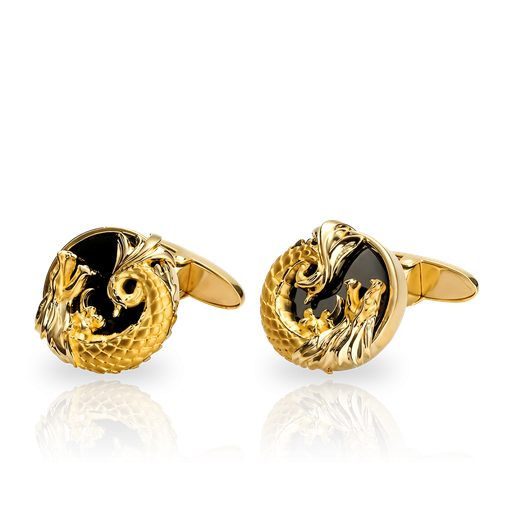 [11265 010708#7205] Cufflinks Circulos De Fuego
