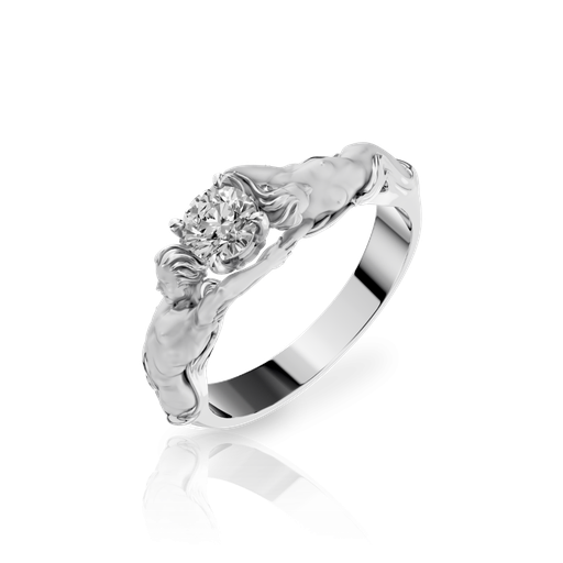 [0132.2#7222] Ring Solitario Juntos