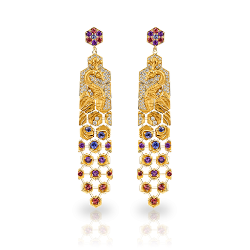 [0002.1#7255] Earrings Jardin De Los Placeres Maxi