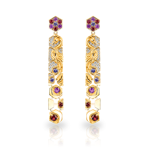 [0008.1#7262] Earrings Jardin De Los Placeres