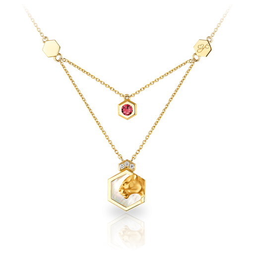 [0018.1#7352] Pendant Hexagon Mini