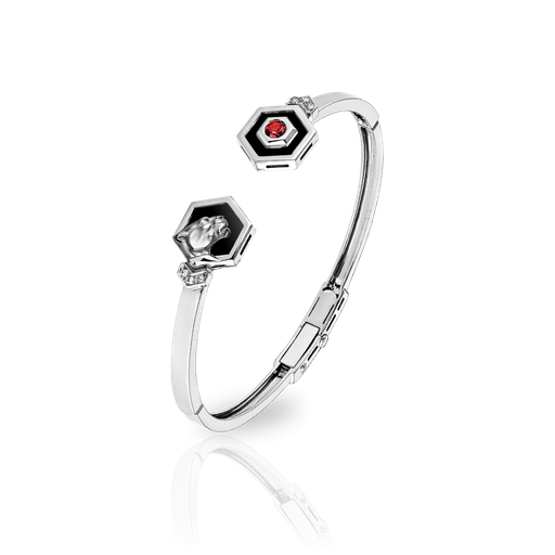 [0021.2#7359] Bracelet Hexagon