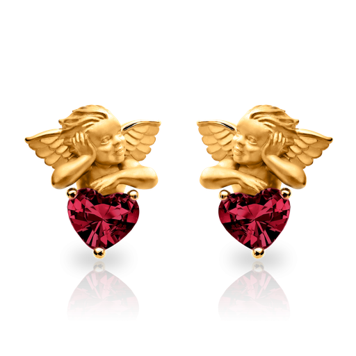 [0146.1#7402] Earrings My Angel Heart