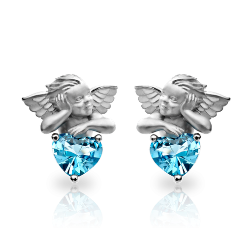 [0146.2#7403] Earrings My Angel Heart