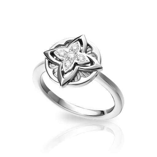 [0195.2#7618] Ring Bohemia Mini Pave