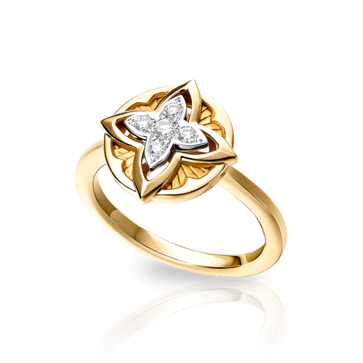 [0195.3#7619] Ring Bohemia Mini Pave