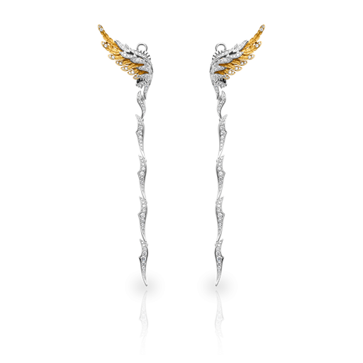[0237.3#7657] Earrings Libre Maxi